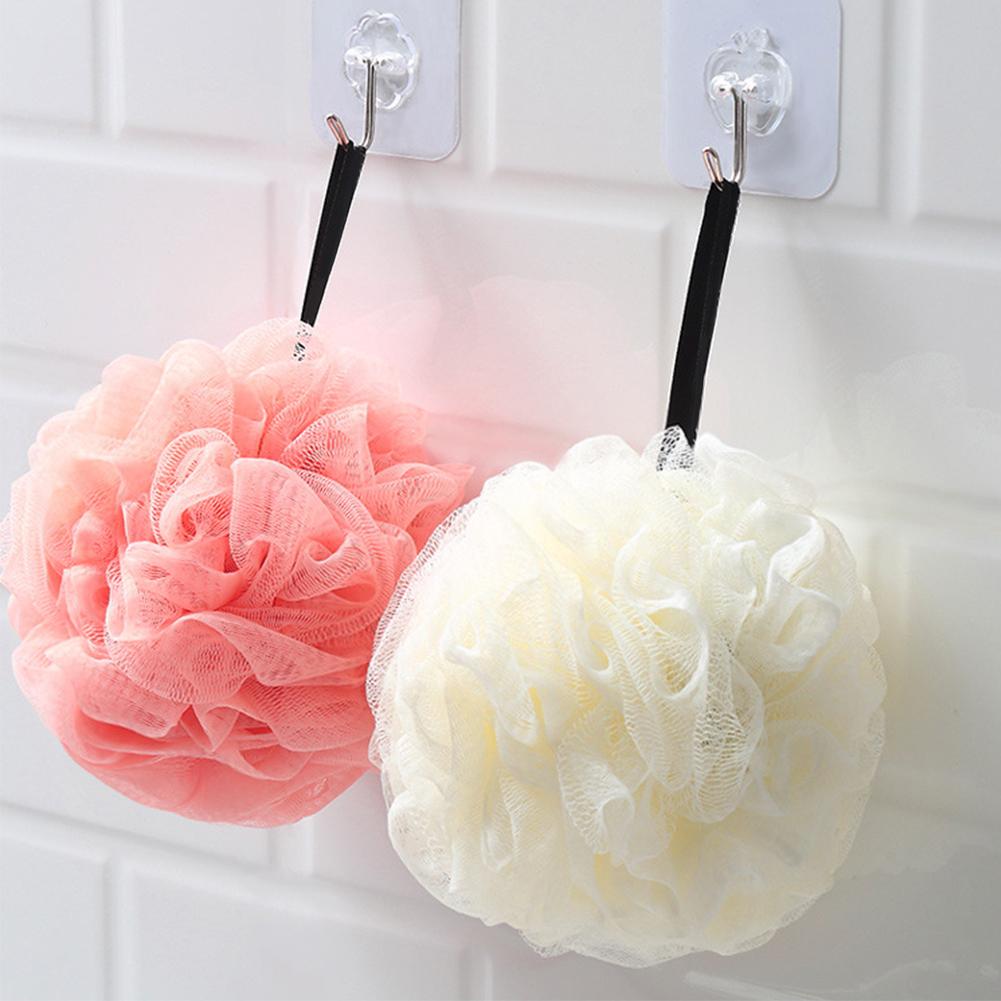 Bath Loofah Sponge, 55g Body Scrubber Shower Sponge, Exfoliating Mesh Pouf, Shower Ball Bath Sponges For Women Men Bathing Accessories, 5in Diameter