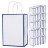 EcoFriendly Portable Kraft Paper Bag Shop Clothes Packaging Gift Bag (S 15 x 8 x 21cm)