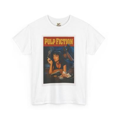 Pulp Fiction Vintage-Style Tee, Retro Movie Shirt, Unisex Cotton Tee