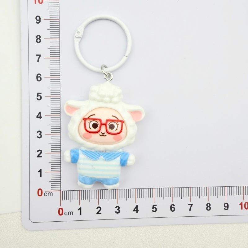 Cartoon Animal Keychain Pendant: Cute Charm for Backpack or Bag, Perfect Gift for Friends
