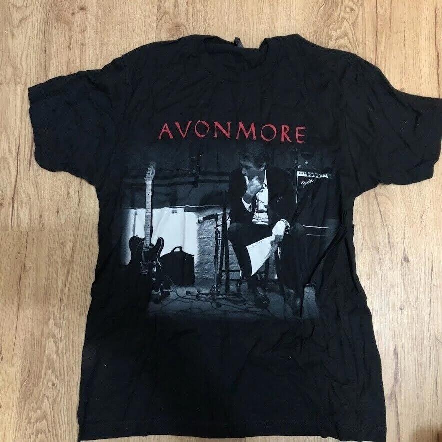 Футболка Bryan Ferry Avonmore 2016 Tour Черная Концертный Тур Размер Взрослый Маленький 2XL
