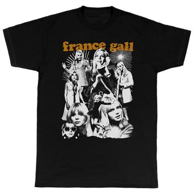 France Gall Singer Heavy Cotton Black All Size T Shirt TR412