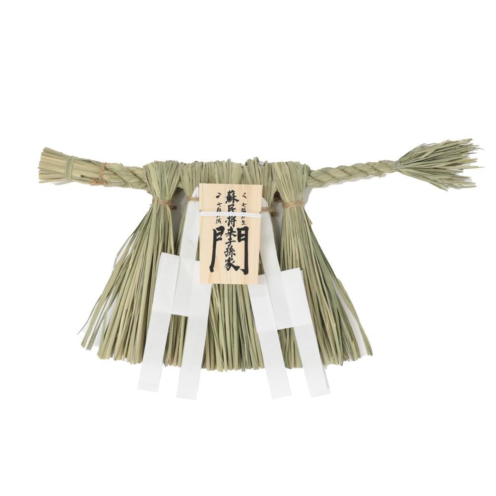 

Kamidana no Sato New Year s Ise Style Shimekazari Small Entryway Decoration, Protects Against Evil and Misfortune, Auspicious Charm