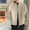 Men's Stylish Baseball Collar Jacket