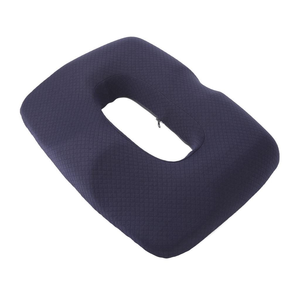 Seat Cushion Comfortable Memory Foam Breathable Versatile Hollow Seat Cushion for Office Car Home Navy Blue