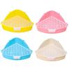 Hamster Litter Box Pet Corner Toilet Small Pet Potty Trainer Litter Tray Habitat Decor for Squirrels Chinchilla Rabbit