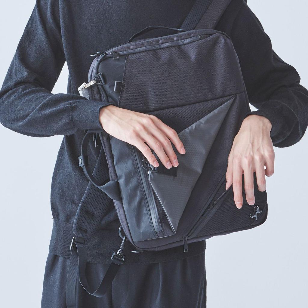 CEA 2-Wege Rucksack für Toyooka Bag Collection, Schwarz, 71900-BK