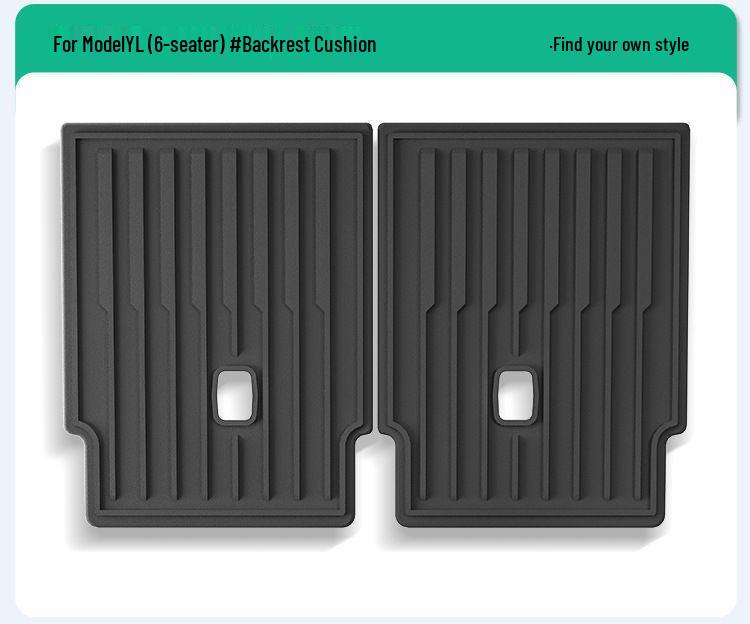 Tesla Model Y 2025 Waterproof TPE Floor, Trunk & Backrest Mats