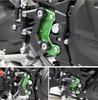 Motokano Step Up Bracket for Ninja 400 Z400 Backup Step Up (Green)