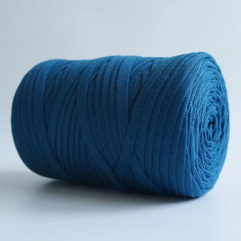 Flat Knitted Fabric Thread, Hollow Yarn Flat Ribbon Thread, DIY Handmade Woven Bag Hook Sandals 250g Crocheting
