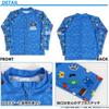 Bandai Super Mario Boys Rash Guard Swimsuit 120cm Blue 572
