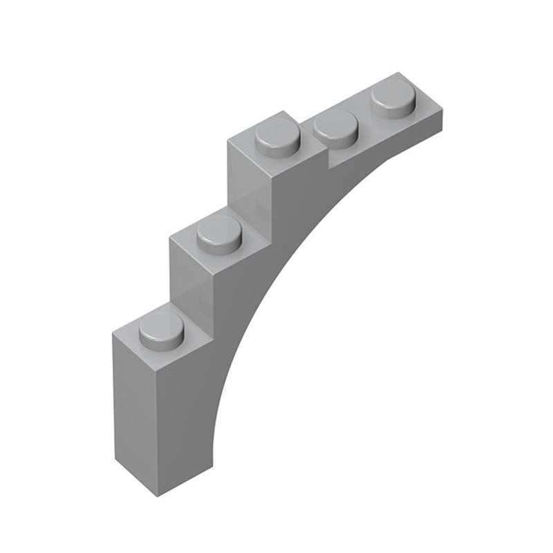 MOC 10PCS 76768 Arch 1x5x4 Building Blocks Kit Underside Irregular Bow Bricks Particle Puzzle Idea Toys Children Birthday Gifts