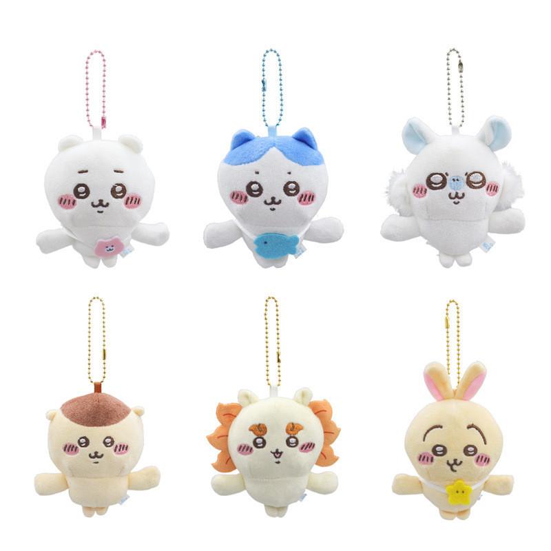 Adorable Self-deprecating Bear Plush Ornament Ultra Soft Short Plush 10cm Animal Figure