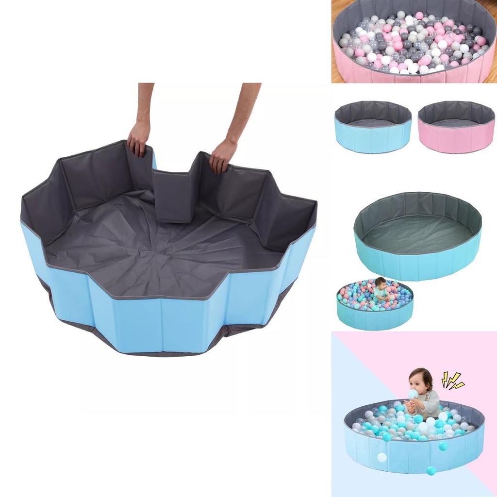 Geräumiges und langlebiges faltbares Laufgitter-Bällebad für Kinder mit 10 lbs Porzellansand