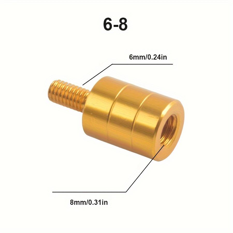 Fishing Net Rod Pod Connector M6/M8/M10/M12 Screw Net Head Adapter Fishing Landing Net Parts