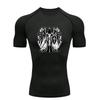 Angel Warrior  Men's Sports T-shirt Training Fitness Compression Shirt Rashgard Tops Quick Dry Short Sleeve T-Shirt