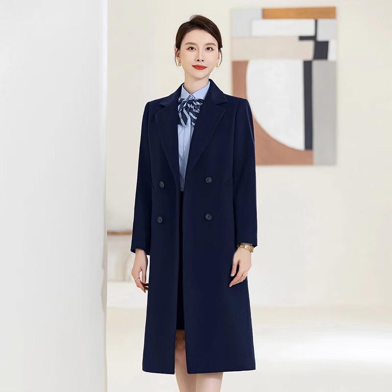 Dámský vlněný kabát střední délky TLUOMAN