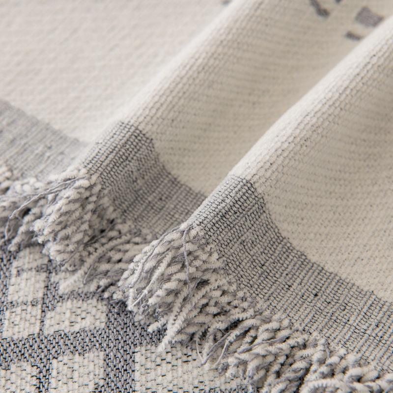 Geometric Checkered Sofa Cover Fabric All-season Universal Full Cover Sofa Cover