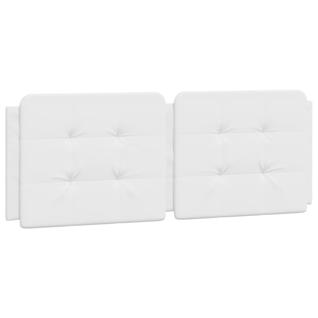 Vidaxl Headboard Cushion, White, 120 Cm, Faux Leather