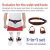 Jadery VR Tracker Belt New Waist Instep VR Game Full Trap Strap for Vive Ultimate Tundra Tracker (2024 Model) + 3-piece Set, Tracker, Tracker,