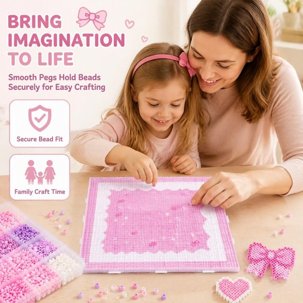 Plastic Perler Bead Board 52/78/104 Pins Square Bead Boards New Bead Pegboards Pixel Art Making