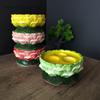 1PCS Ceramic Lotus Samsung Lamp Holder Household Candle Holder Lamp Disc Three Hole Lamp Holder