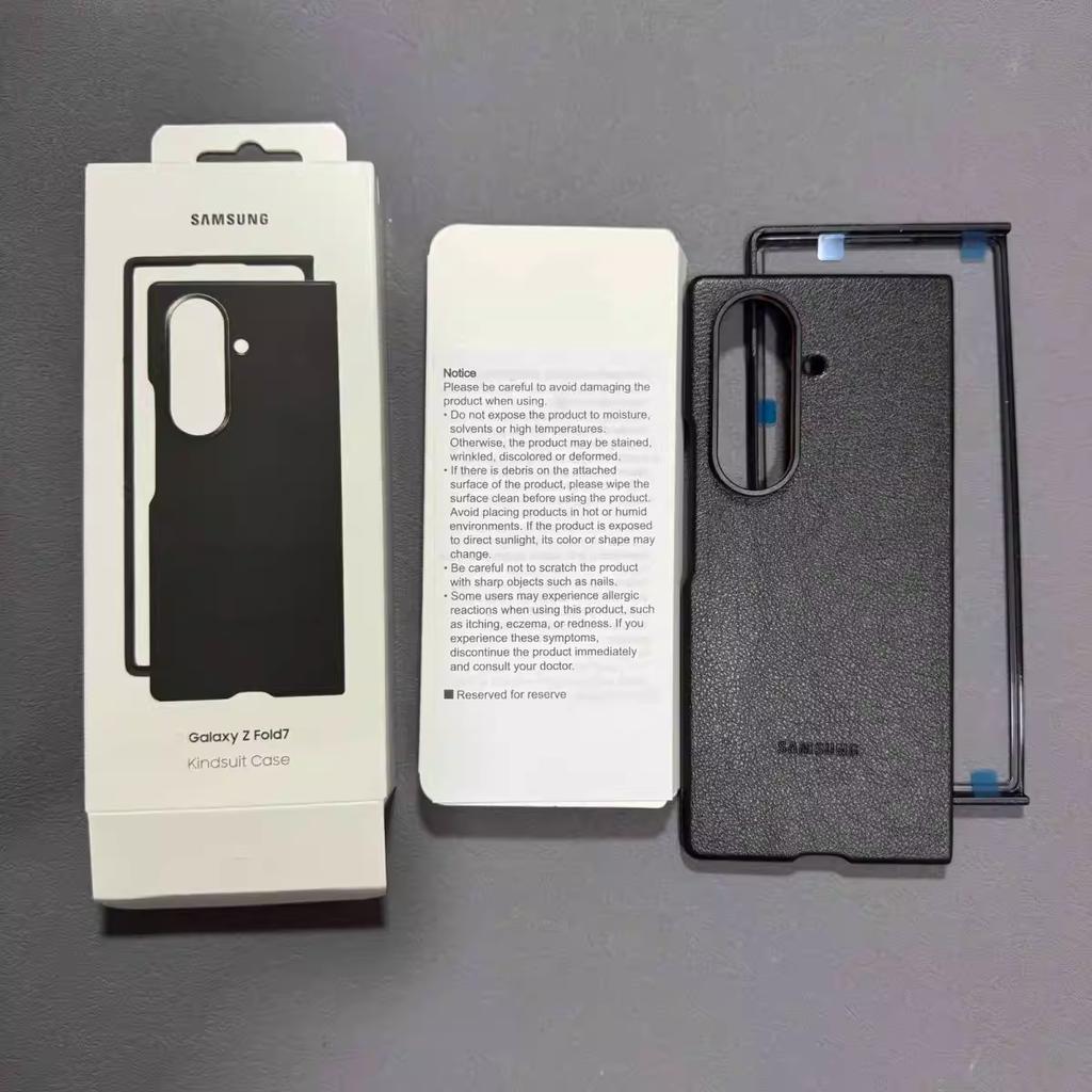 Samsung Galaxy Z Fold7 Z Fold 7 Kindsuit Case Hoge Kwaliteit Leer Cover Beschermende Achterkant Case Voor Galaxy Z Fold7 Telefoonhoesje