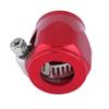 Car Oil Fuel Hose End Clamp Finisher Water Line Clip Hose Connectors AN4 12mm Red