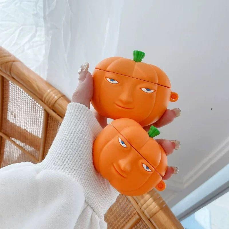 

Bluetooth Headset Case Fun Huang Zitao Expression Airpodspro2 Silicone Soft Case Three Generation Creative Five Generation Shatter-resistant Box Huaqiang North Five Generations Zitao Pumpkin