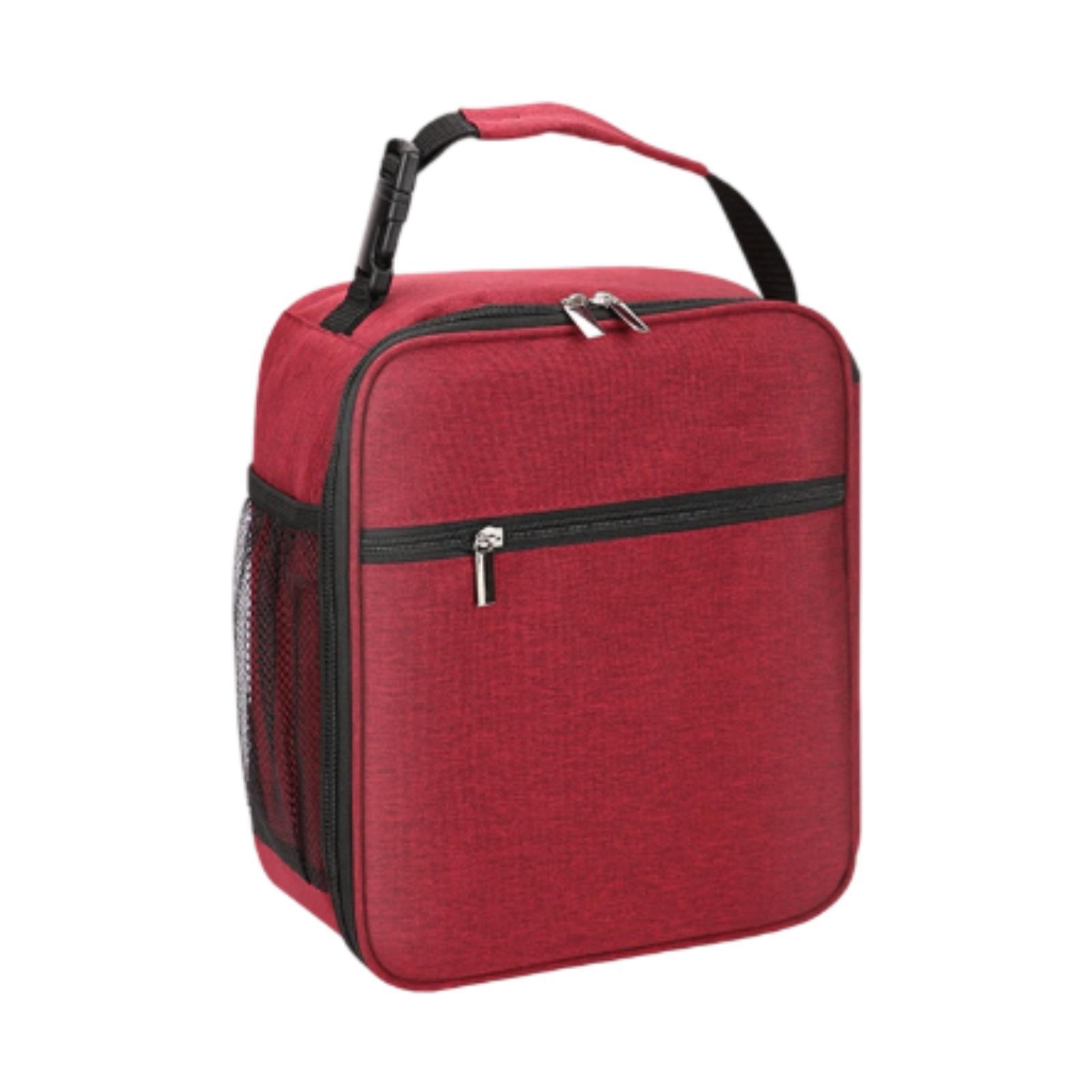 Insulated Lunch Bag with Handle and Bottle Pocket Leakproof Lunch Box Waterproof for Travel Picnic Work School Boys Girls красный 3450₽