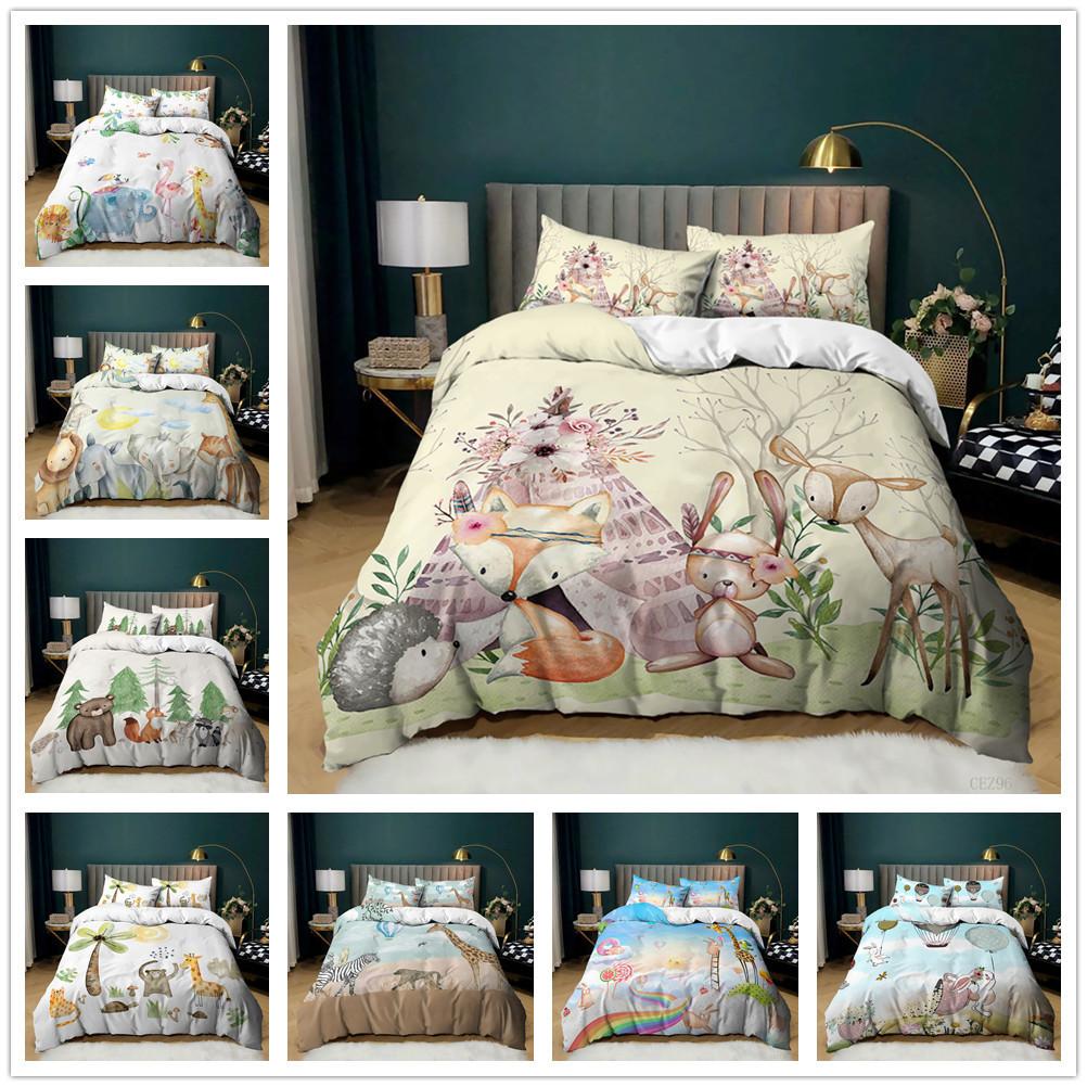 Small Animal Bed Three-Piece Bed Sheet Quilt Cover Digital Printing Kit