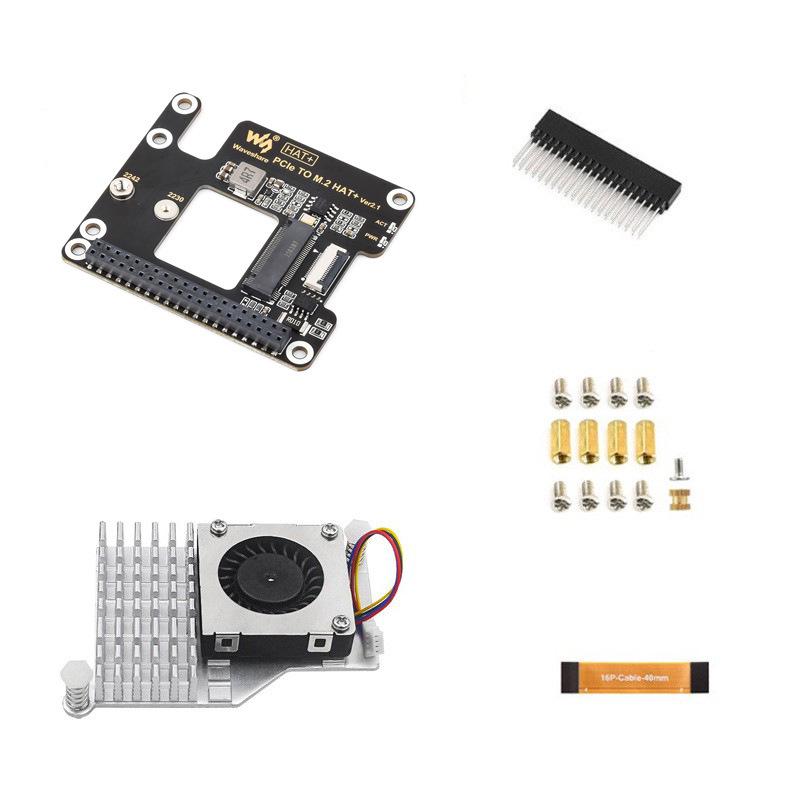 Raspberry Pi 5 PCIe to M.2 NVMe SSD Expansion Board