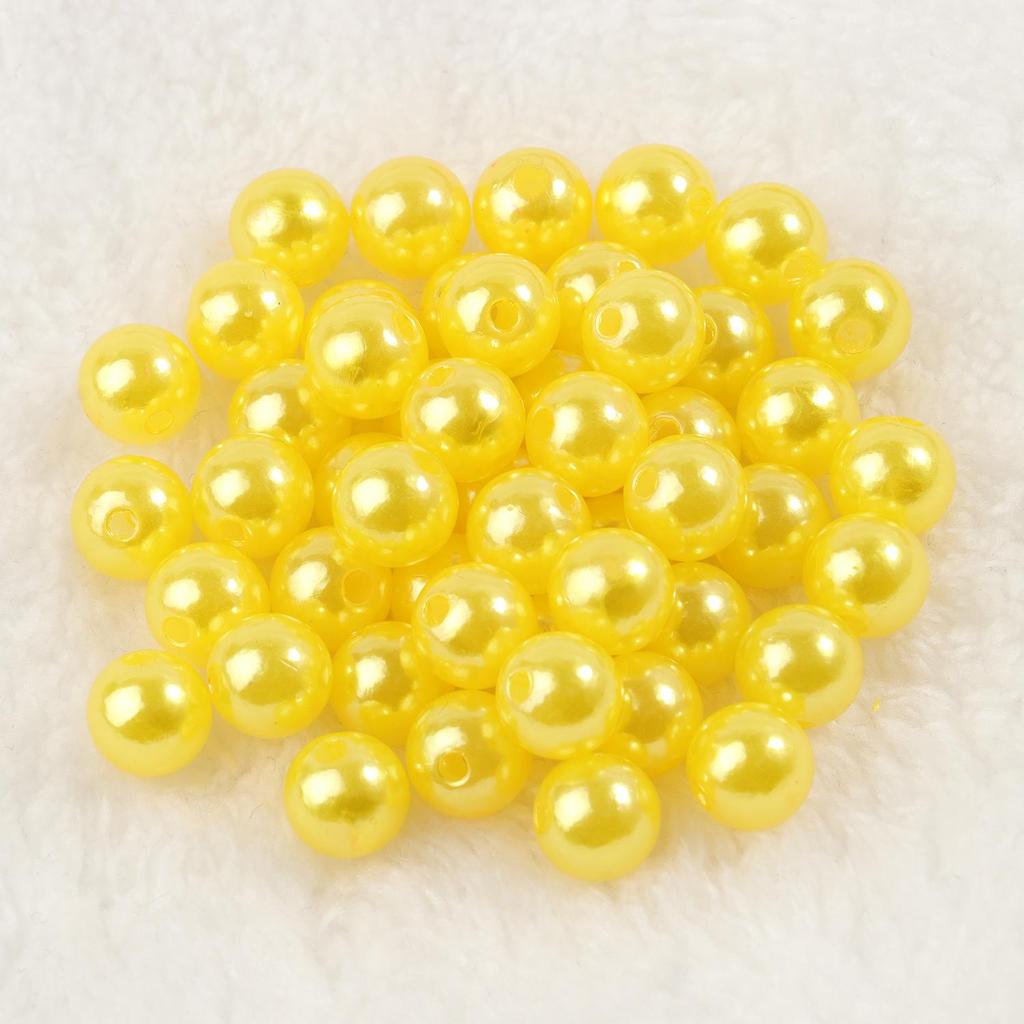 4mm 6mm 8mm 10mm Mărgele acrilice rotunde în mai multe culori Imitație de perle margele distanțare libere pentru realizarea de bijuterii artizanat manual