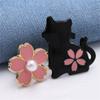 2 Pairs Jeans Button Pins Flower Cats Waist Buckles Detachable Trousers Waist Tightener Adjustable Trouser Button Pins