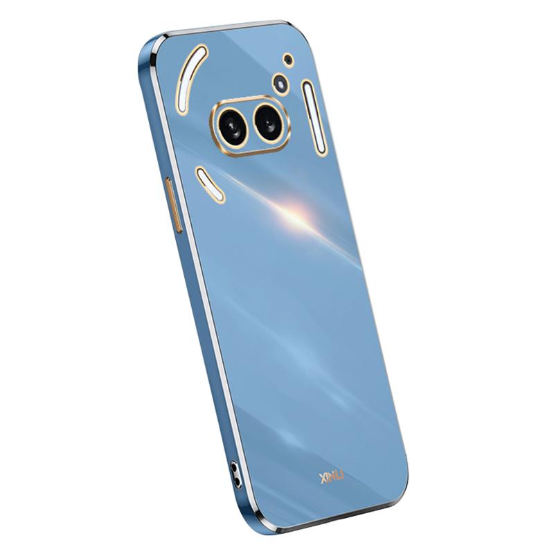 XINLI For Nothing Phone (2a) TPU Case Electroplating Edge Protective Phone Cover