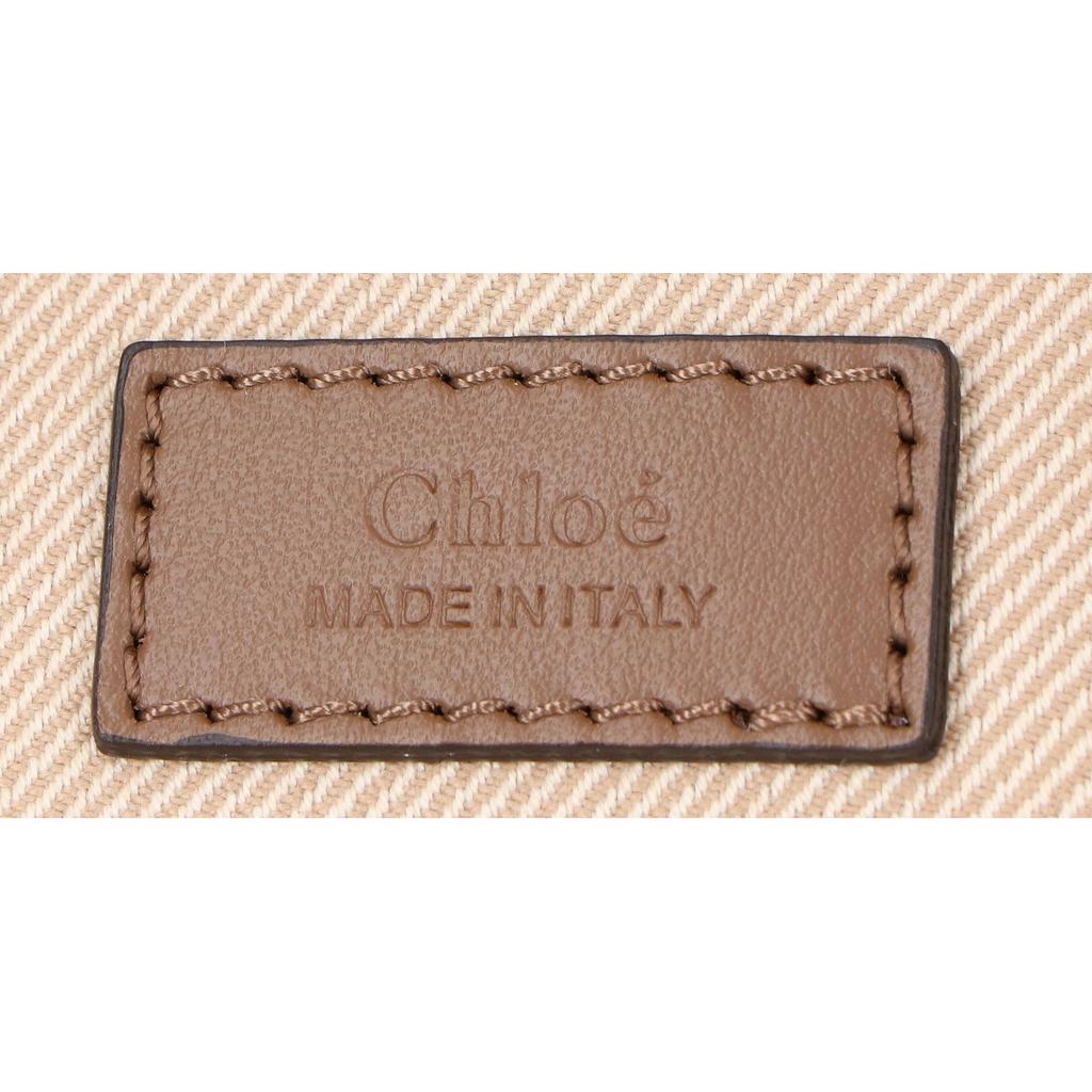 Chloe Excellent Condition Canvas Carry Small 2WAY Tote Bag beigeUsed