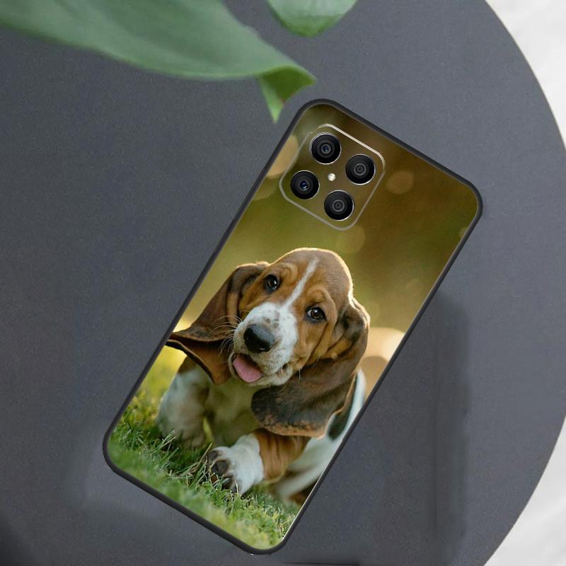 Basset Hound Dog For Honor Magic 8 7 5 6 Pro Case For Honor 200 400 Lite 50 70 90 X8c X8b X9a X9b X9c X9d Win