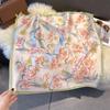 Korean New Versatile Fashion 71 Imitation Silk Square Scarf Women's High-end Sense Neck Protection Neck Scarf Silk Scarf
