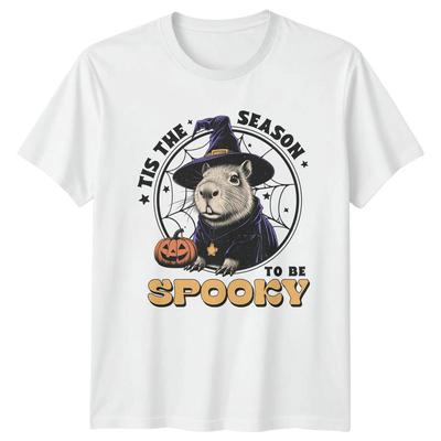 Tis The Season To Be Spooky TShirt Halloween Capybara Gift For Him And Her