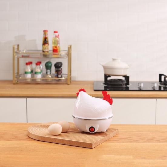 Electric Egg Boiler Chicken Shaped Egg Steamer Large Capacity Automatic Plug-in Household Egg Steamer Cooker
