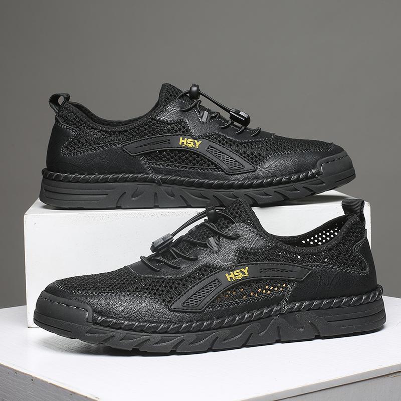 Scarpe casual da esterno traspiranti estive Scarpe da ginnastica da uomo Scarpe da passeggio antiscivolo Mocassini Scarpe da uomo