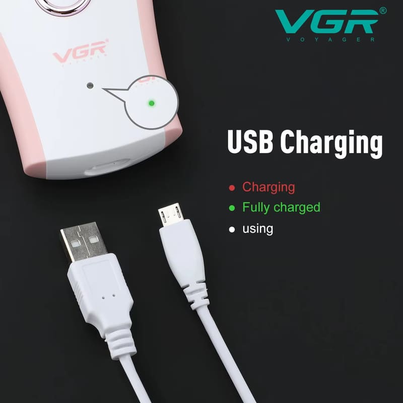Safe  Hair Removal Device Rechargeable Mini Portable Women's Hair Removal Device Portable Electric Strong Power Hair Removal Device Tender Care