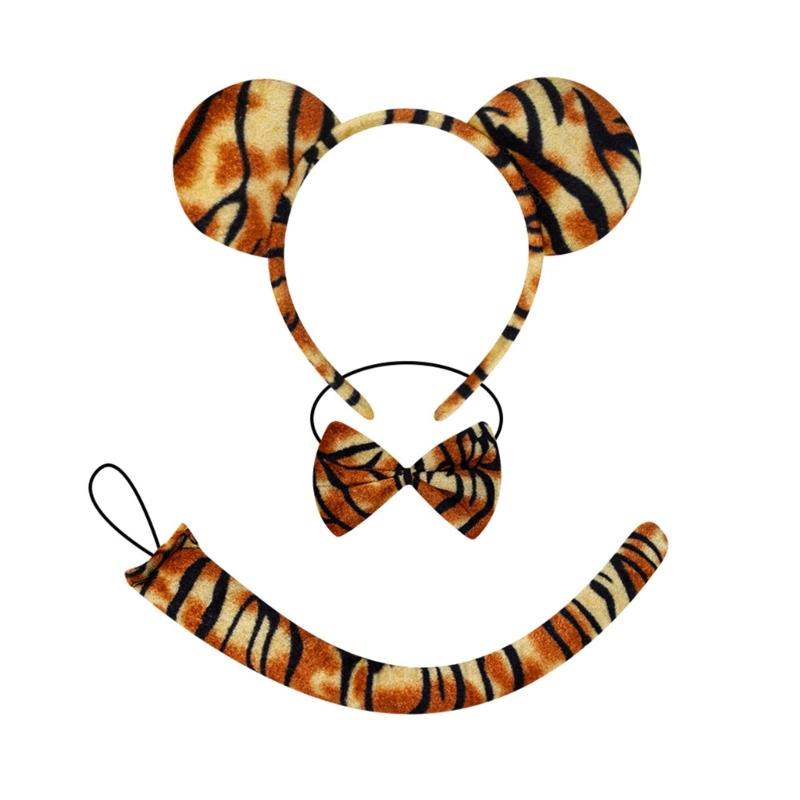 Tygers Costumes Accessories Set Animal Fancy Costume Dress Kit