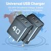 Dual PD 2 Ports USB C Chrager Fast Charger Type C For Xiaomi 12 iPhone 13 14 Pro Realme QC3.0 Type C Fast Charging