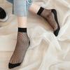 Ruffle Fashion Women Hollow Out Breathable Fishnet Socks Ankle Socks Mesh Net Socks Short Socks