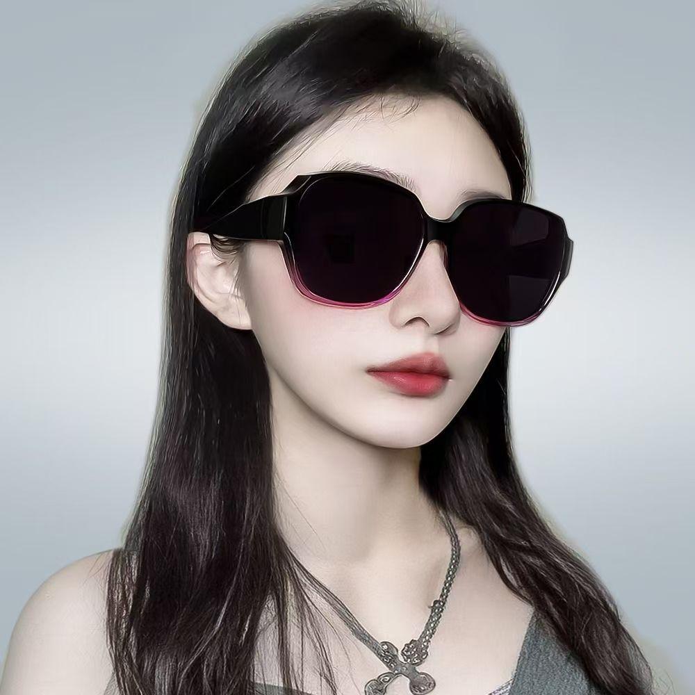 New Square Sunglasses for Men Women Fashion Anti Glare UV Protection Can Be Worn Over Myopia Glasses Outdoor Driving