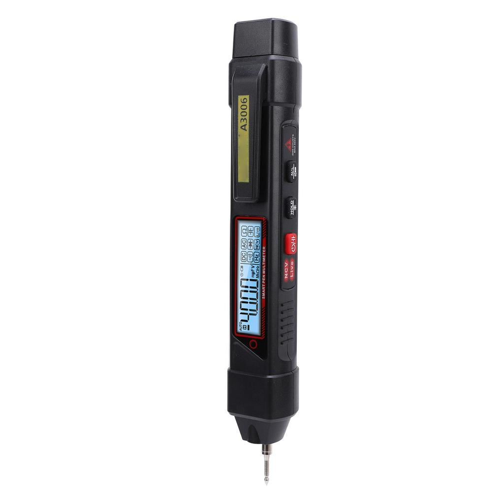 Pen Type Multimeter 4000 Counts Digital Tester Neutral Live Wire Detection DC AC Voltage Capacitance
