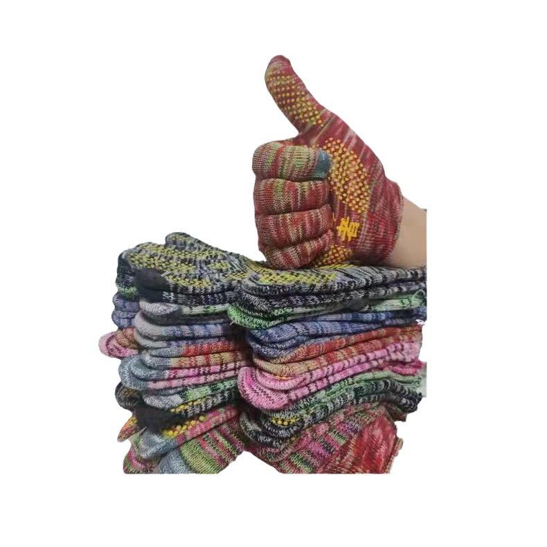 Touchscreen Gloves for Labor Protection: Wear-Resistant, Non-Slip, Thickened Cotton Yarn for Cycling and Construction Workers