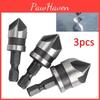 Precision Engineered 3pcs Hex Countersink Boring Bore Quick Change Drill Bit Tool Set For Wood And Metal