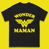 Wonder Maman Mens T-Shirt Womens Tops Tees